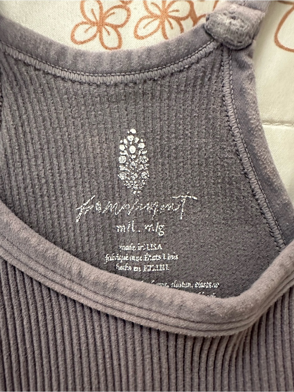 Free people workout Tank top light purple